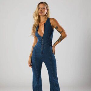 REVICE Denim Jumpsuit - Hollywood Heartthrob
